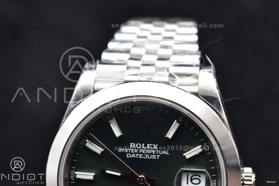 On 41 Best Jubilee VS3235 VSF 1:1 904L Dial DateJust Green SS Bracelet Edition 126300 0319